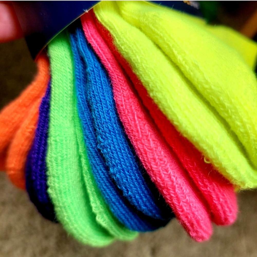 Gold Toe Women's Neon Socks - 6 Pack - Picture 2 of 11